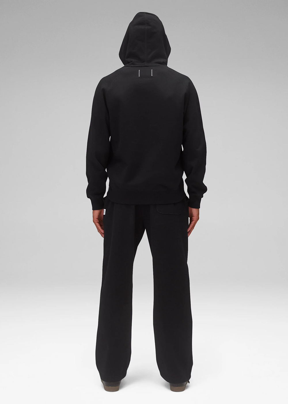 Reigning Champ Midweight Terry Standard Hoodie Black - Reigning Champ Canada - Danali