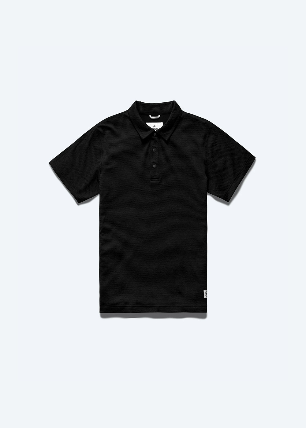 Solotex Mesh Tiebreak Polo - Black - Reigning Champ - Danali - RC-1457