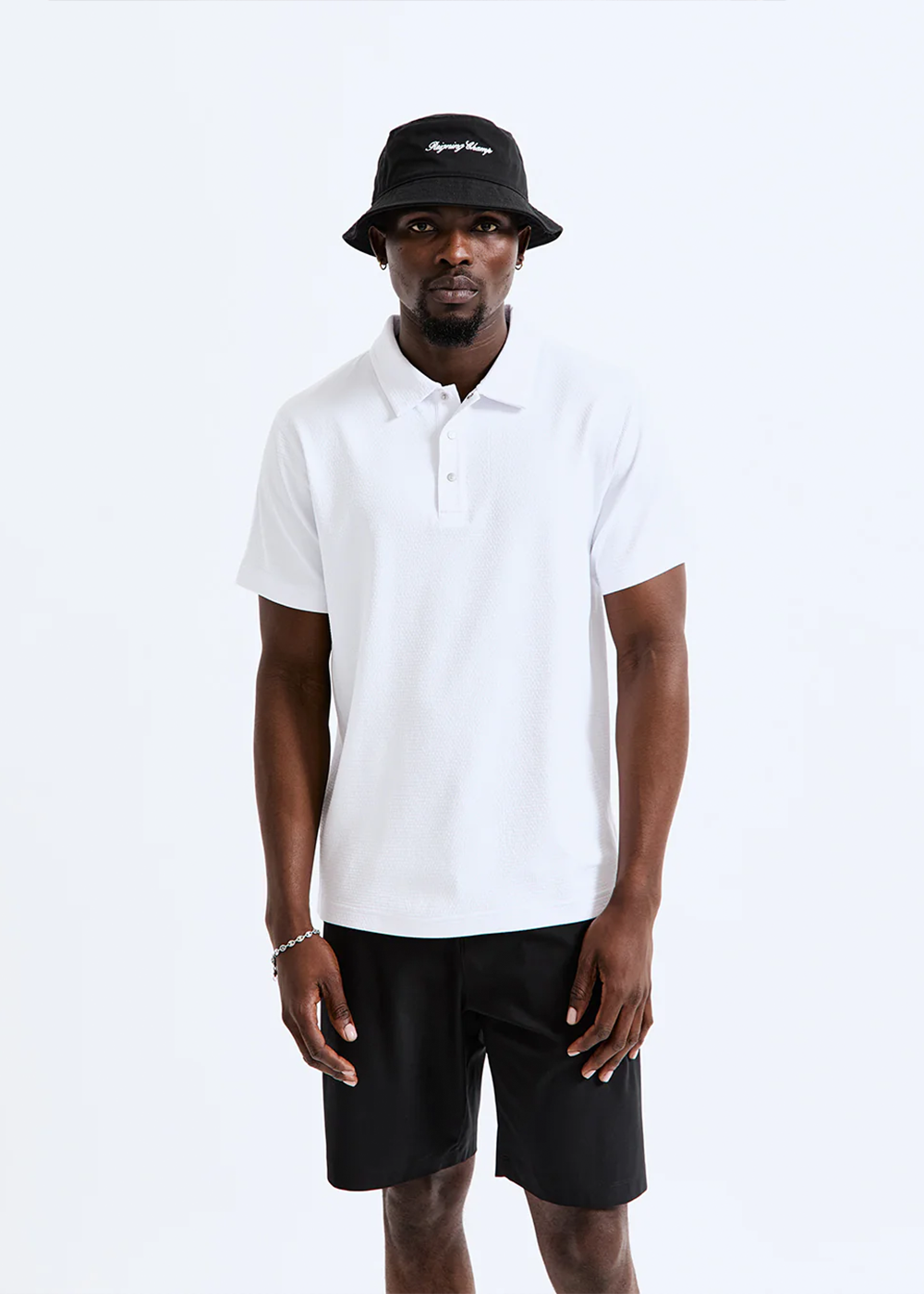 Solotex Mesh Tiebreak Polo - White - Reigning Champ Canada - Danali - RC-1457