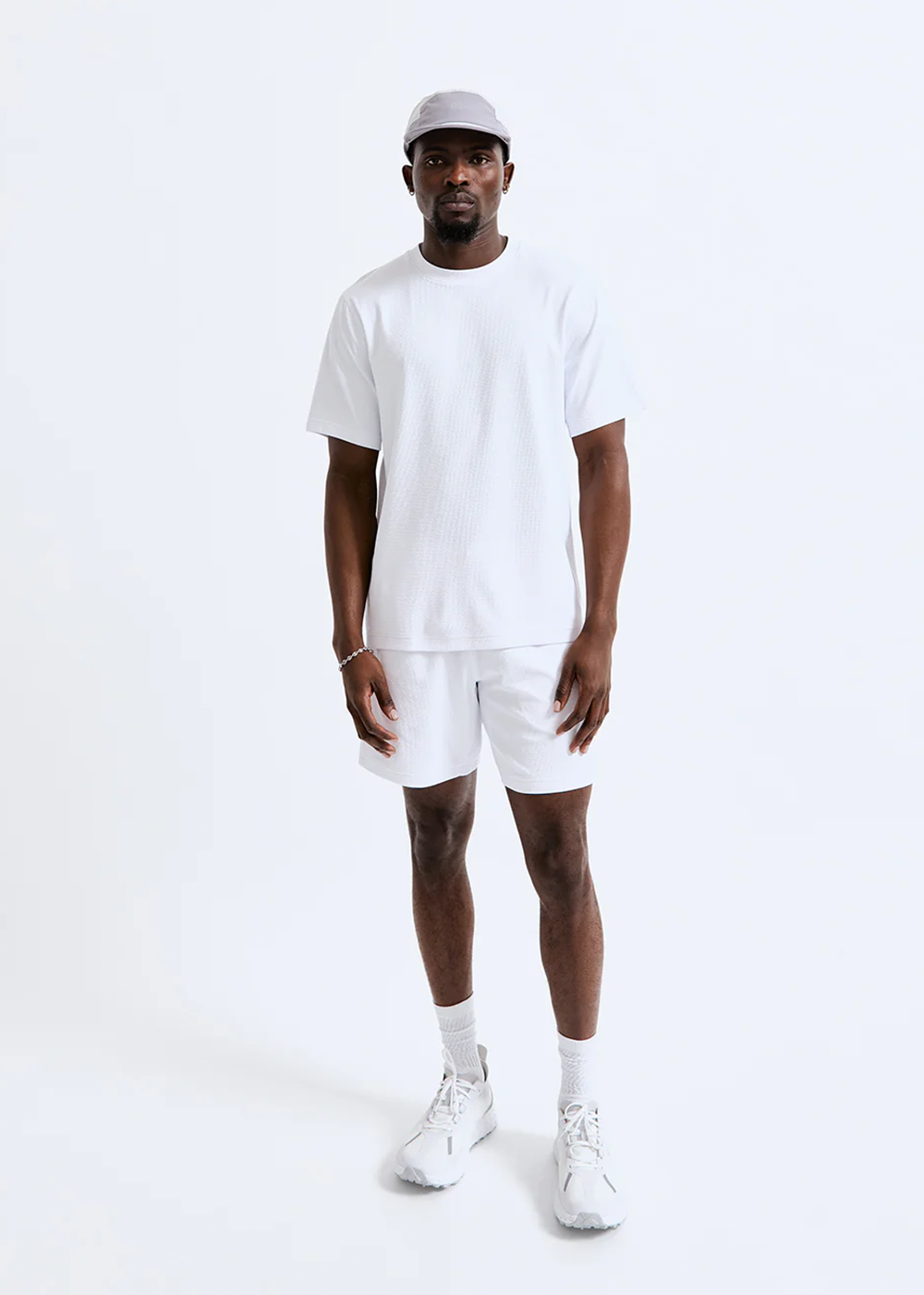Solotex mesh Tiebreak Shirt - White - Reigning Champ - Danali - RC-1456