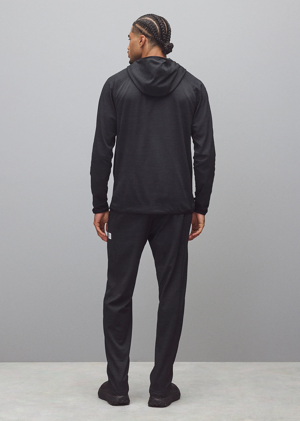 Solotex Mesh Tiebreak Slim Pant - Heather Black - Reigning Champ Canada - Danali