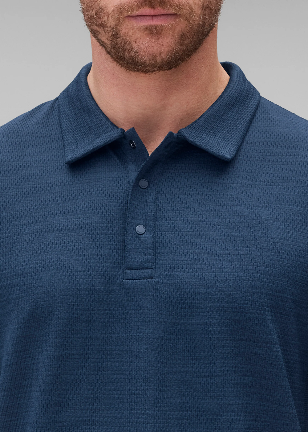 Reigning Champ Solotex Mesh Tiebreak Standard Polo Maritime - Danali