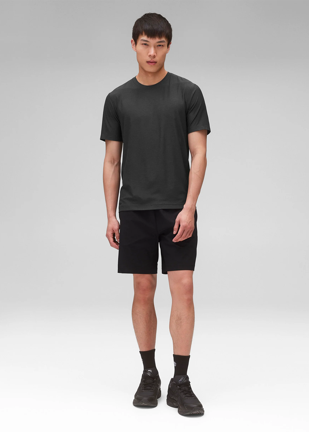 Stretch Jersey Rebound Standard T-Shirt - Heather Black - Reigning Champ Canada - Danali