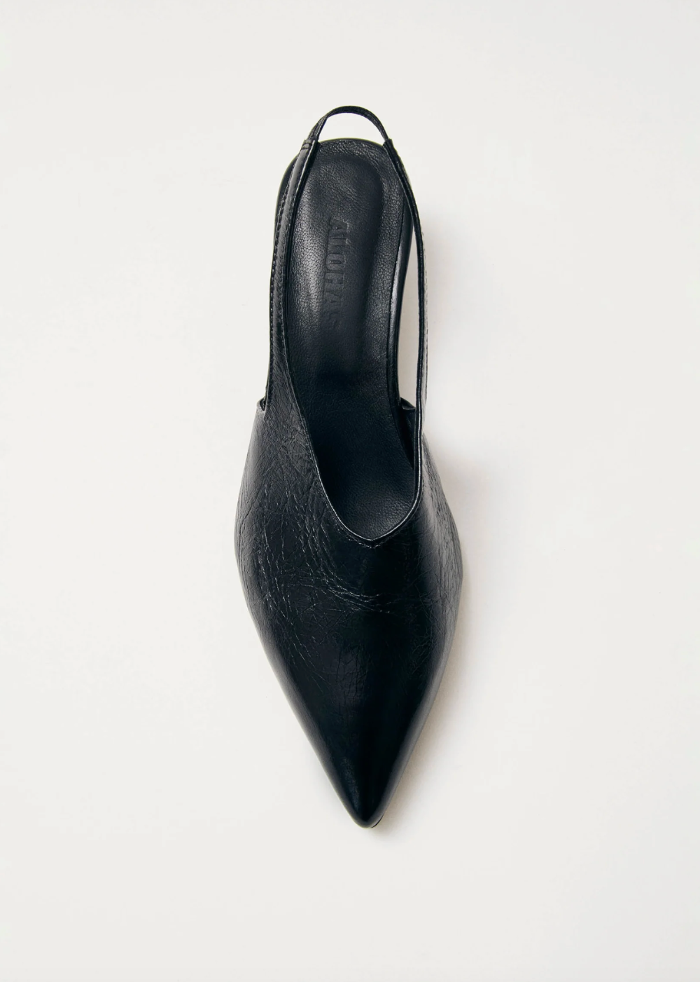 Eros Black Leather Pumps - Black - Alohas Canada - Danali - S100567-01