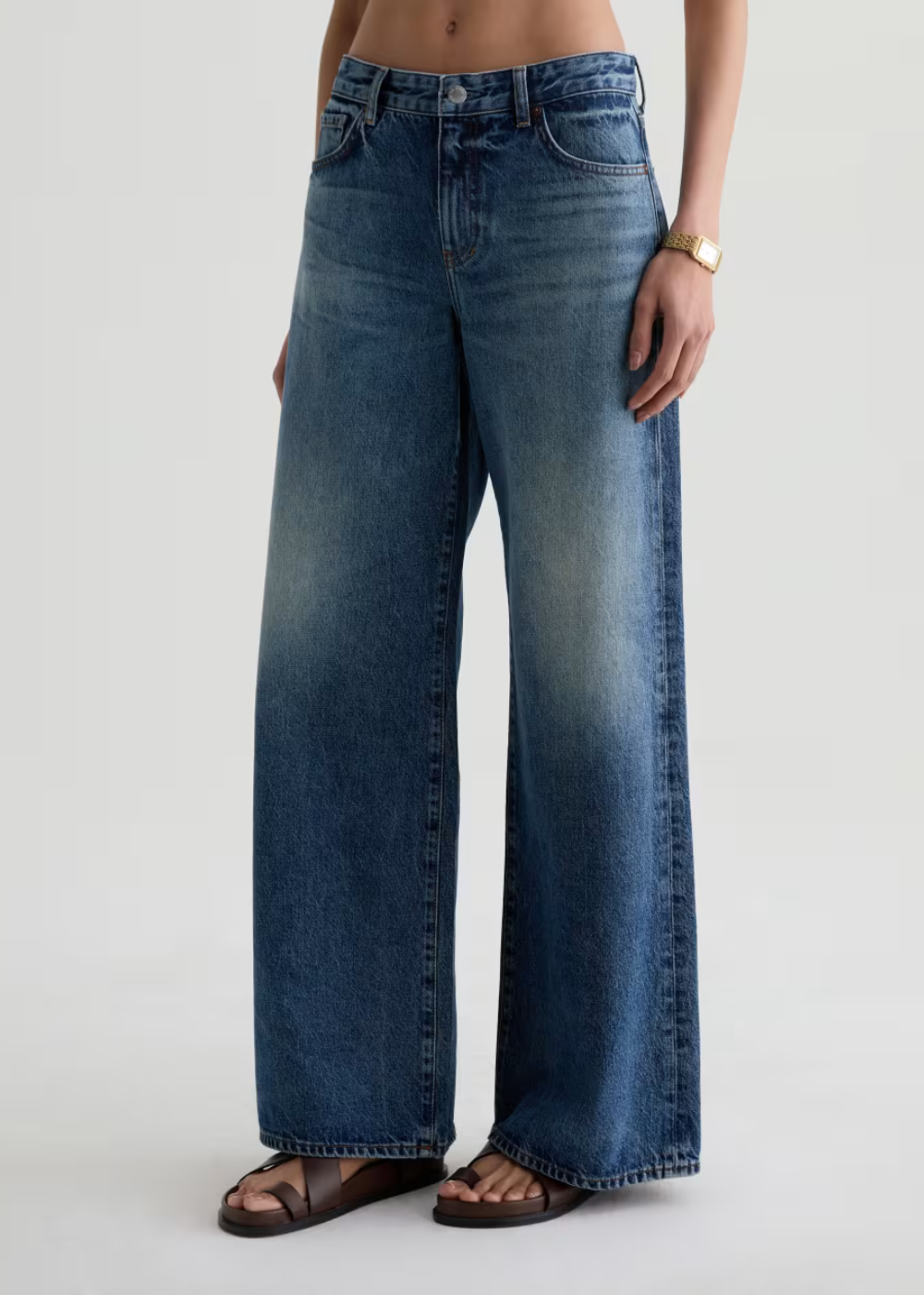 Saige Wide Leg Jean - Nostalgia - AG Jeans Canada - Danali - SGM1G64HBNOST