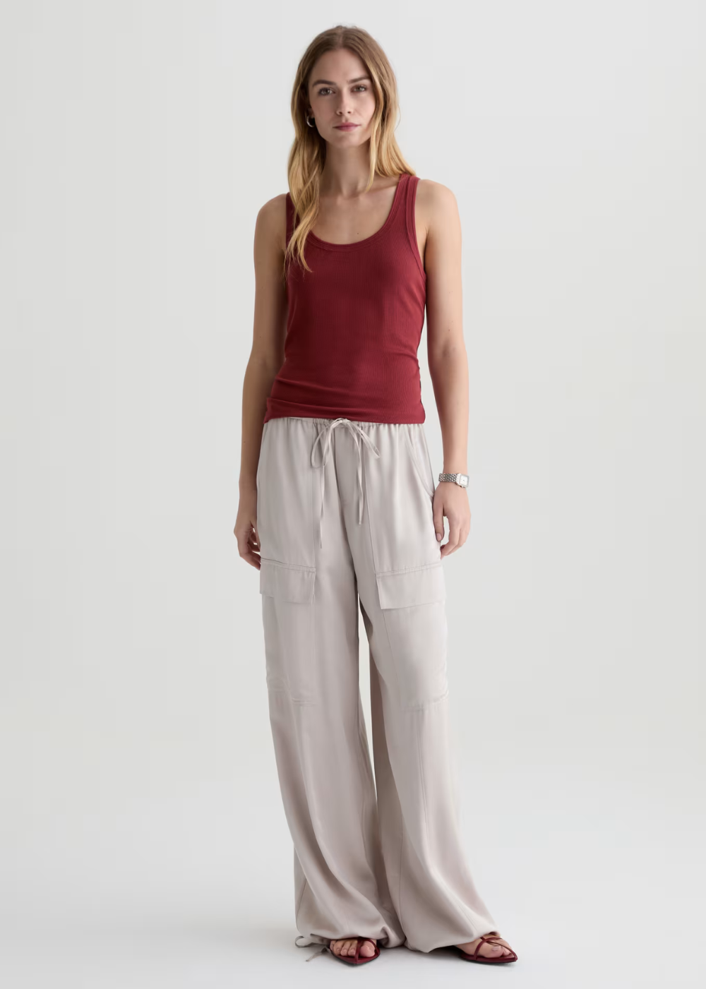 Atwater Drawstring Pant - Yucca Shadow - AG Jeans Canada - Danali - SLF1G99YUCC