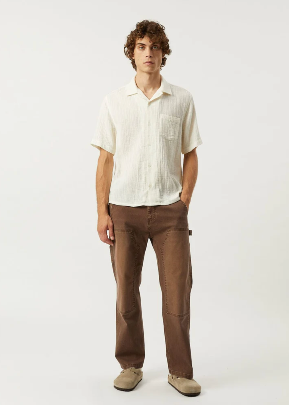 Double Cloth SS Shirt - Natural - Corridor Canada - Danali - SS0269