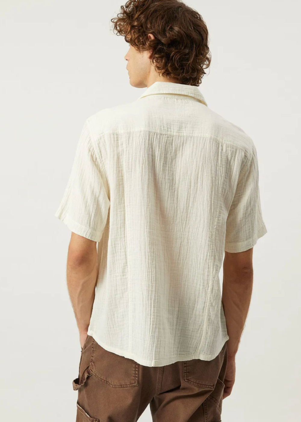 Double Cloth SS Shirt - Natural - Corridor Canada - Danali - SS0269