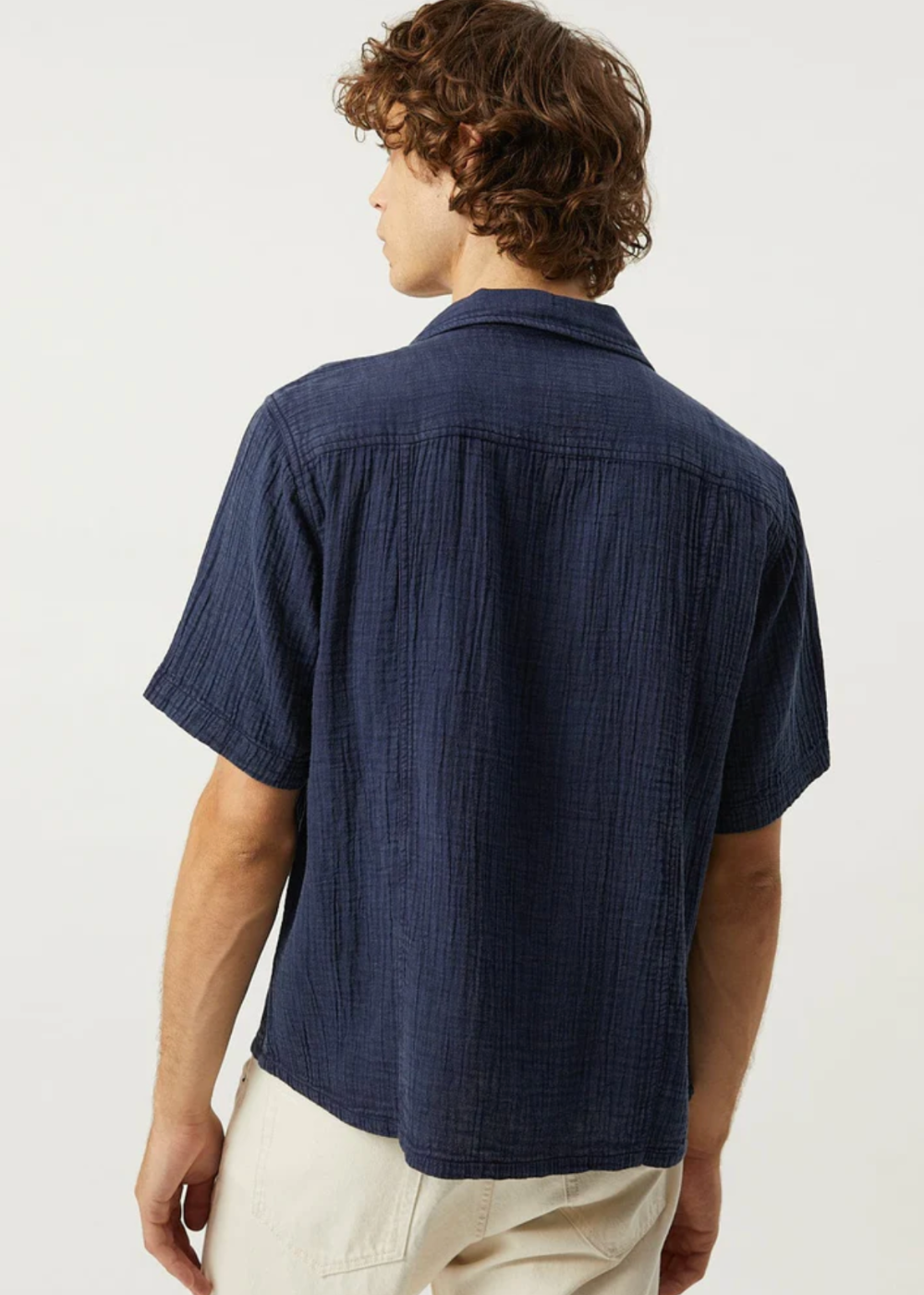 Double Cloth SS Shirt - Navy - Corridor Canada - Danali - SS0269