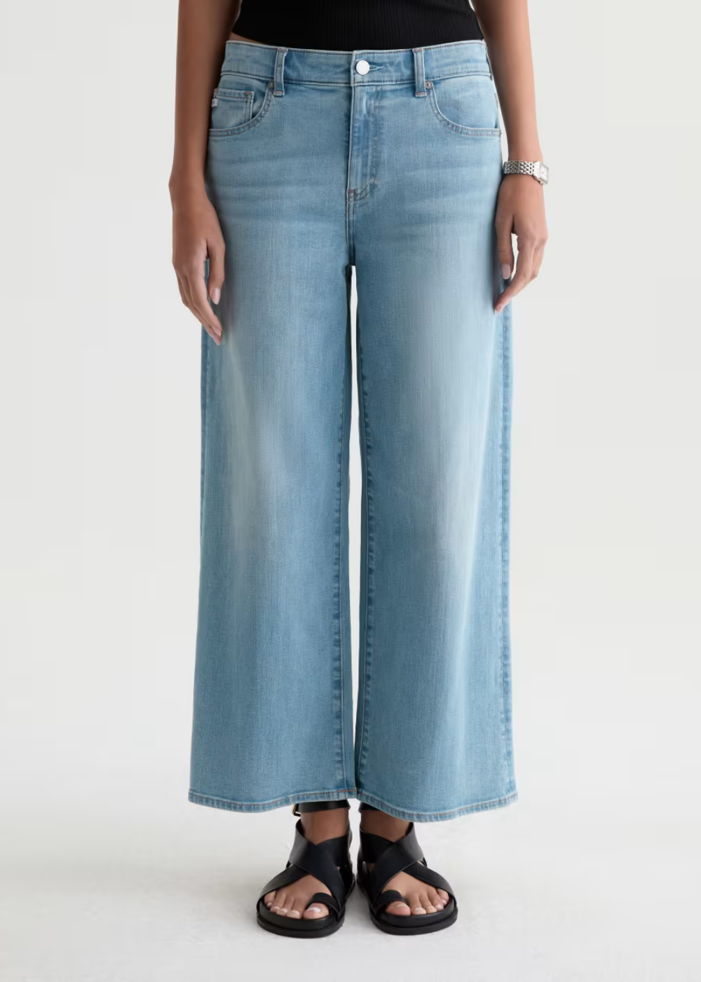 Saige Wide Leg Crop Jean - Brix - AG Jeans Canada - Danali - STB1D49BTBRIX