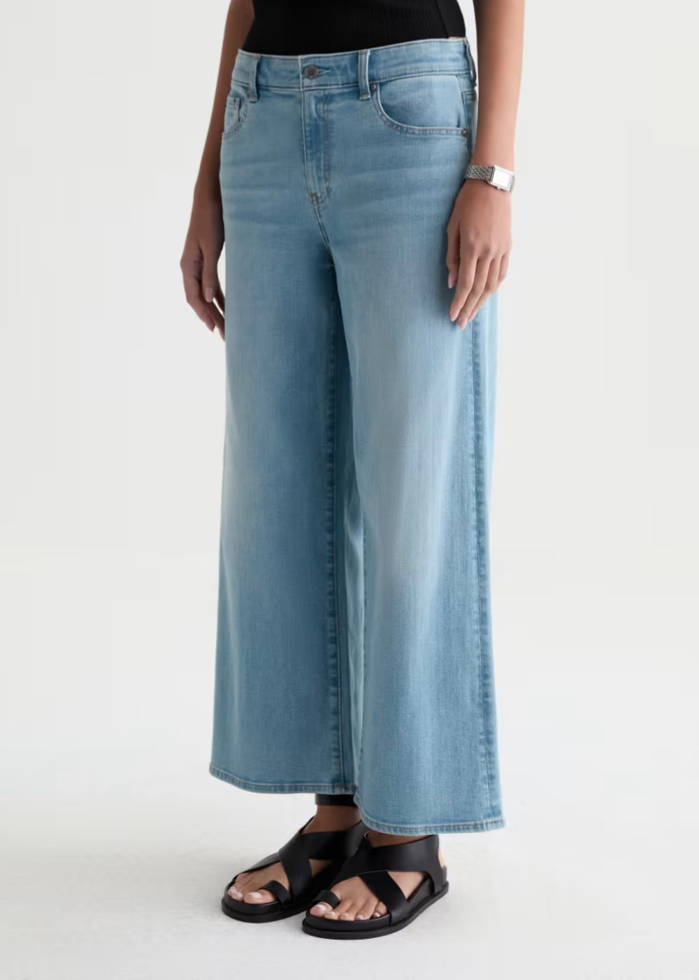 Saige Wide Leg Crop Jean - Brix - AG Jeans Canada - Danali - STB1D49BTBRIX