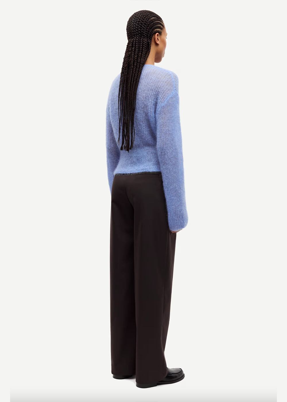 Sapoppie Cardigan - Della Robbia Blue - Samsoe Samsoe Canada - Danali