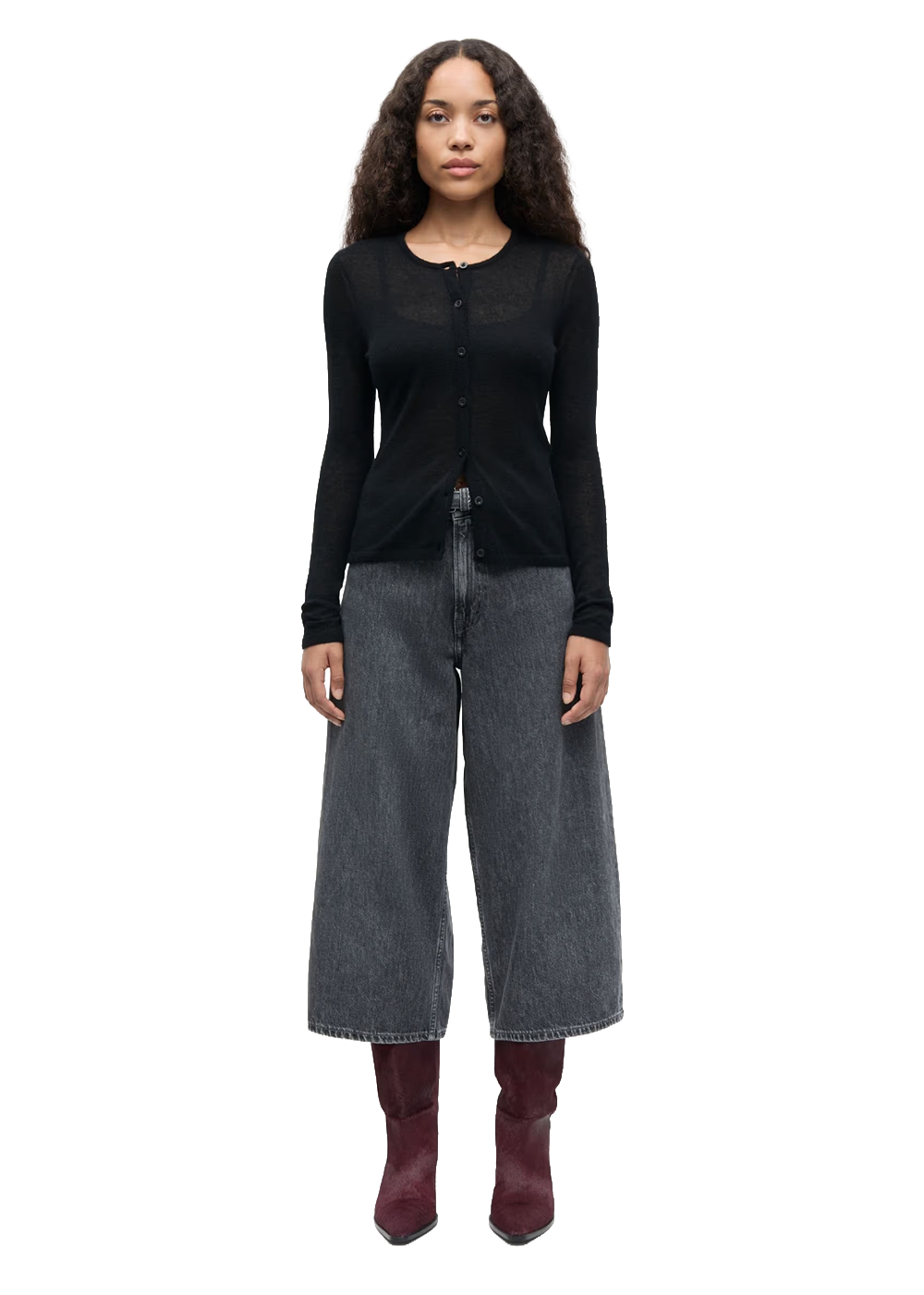 Sarose Cardigan - Black - Samsoe Samsoe Canada - Danali