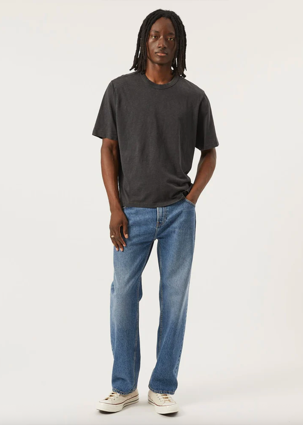 Slub Cotton Tee - Black - Corridor Canada - Danali - TS0088