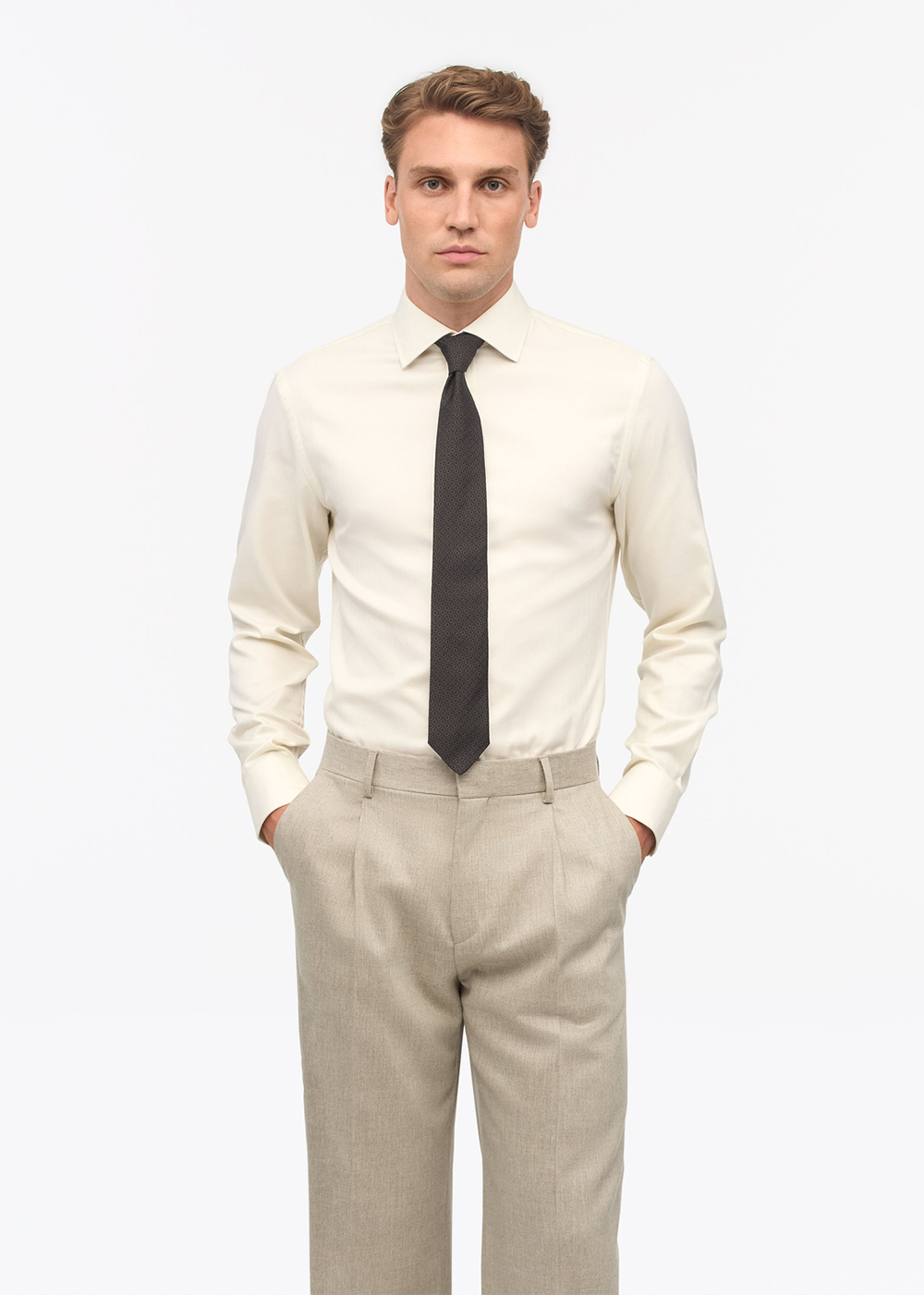 Adley C Shirt - Seashell - Tiger of Sweden Canada - Danali