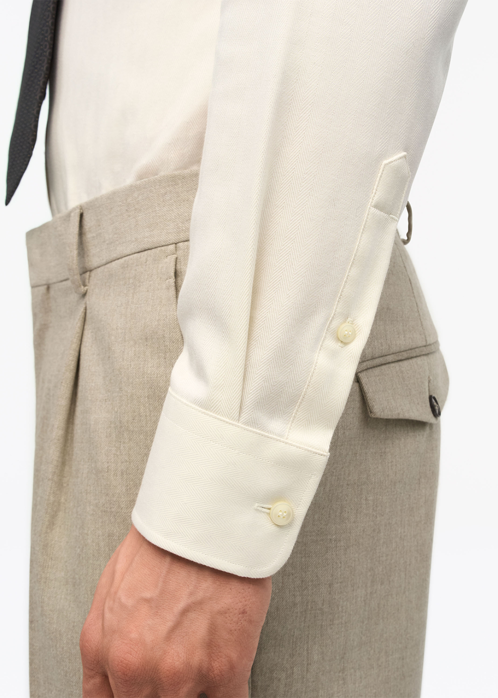 Adley C Shirt - Seashell - Tiger of Sweden Canada - Danali