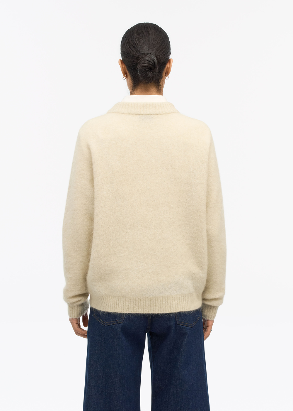 Gwynn Sweater - Oyster Gray - Tiger of Sweden Canada - Danali
