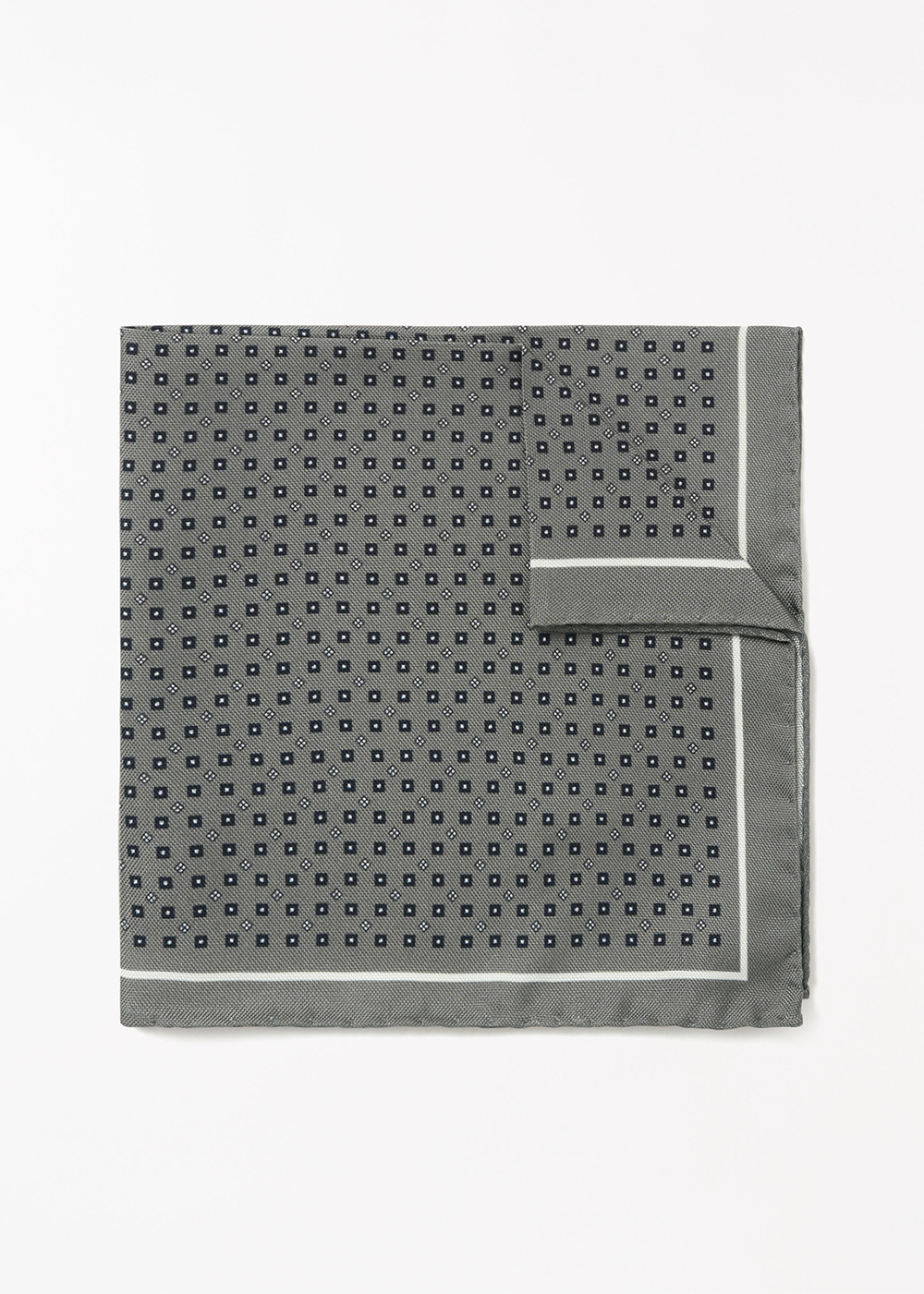 Quadra Pocket Square - Lead Grey - Tiger of Sweden Canada - Danali