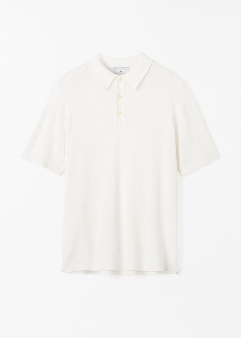 Reid Cotton Cashmere Sweater - Pure White - Tiger of Sweden Canada - Danali