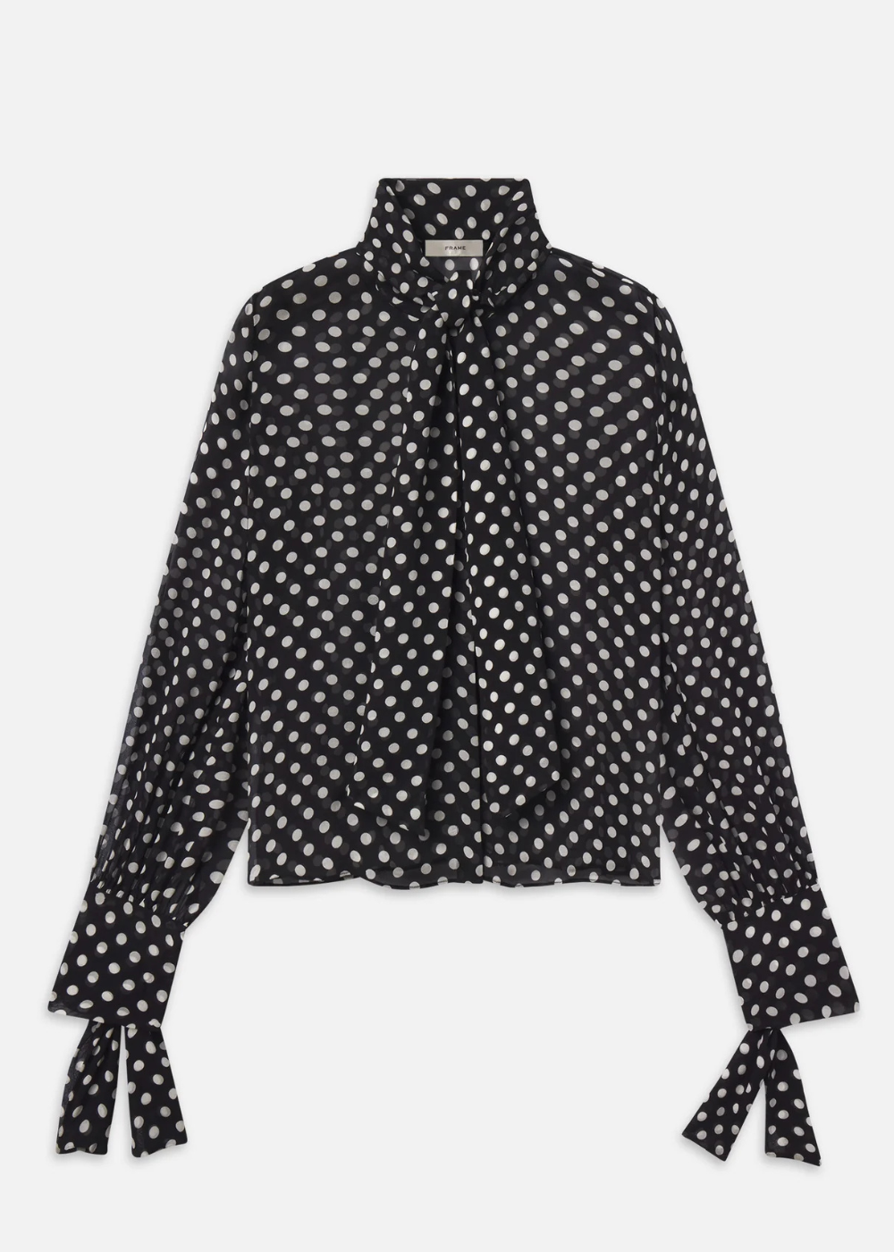 The Polka Dot Nouvelle Blouse - Black Multi - FRAME Canada - Danali - WE26WBL008-BKMU