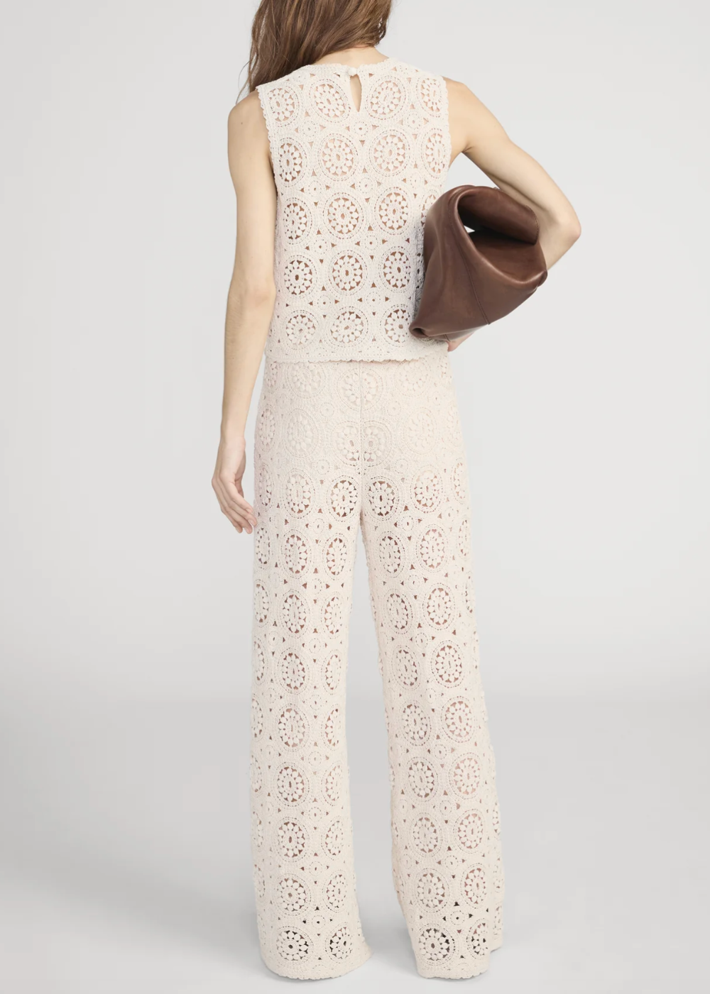 The Crochet Tank - Cream - FRAME Canada - Danali - WS26KSW042-CREA