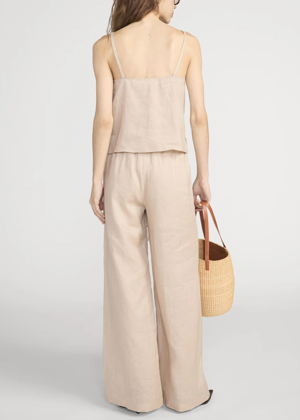 The Linen Lounge Pant - Flax - FRAME Canada - Danali - WS26WPA012-FLAX