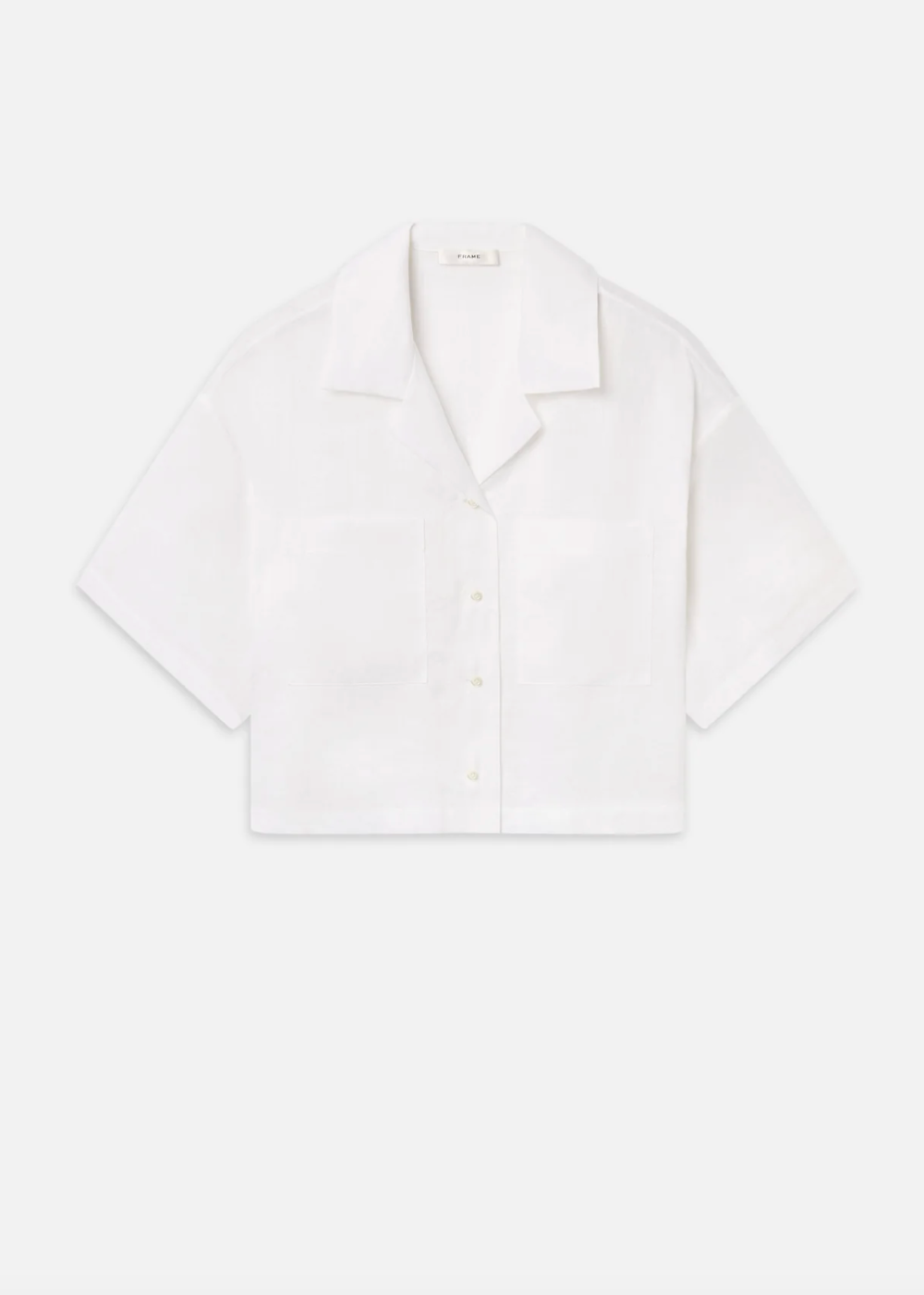 The Linen Pocket Shirt - White - FRAME Canada - Danali - WS26WSH007-WHT