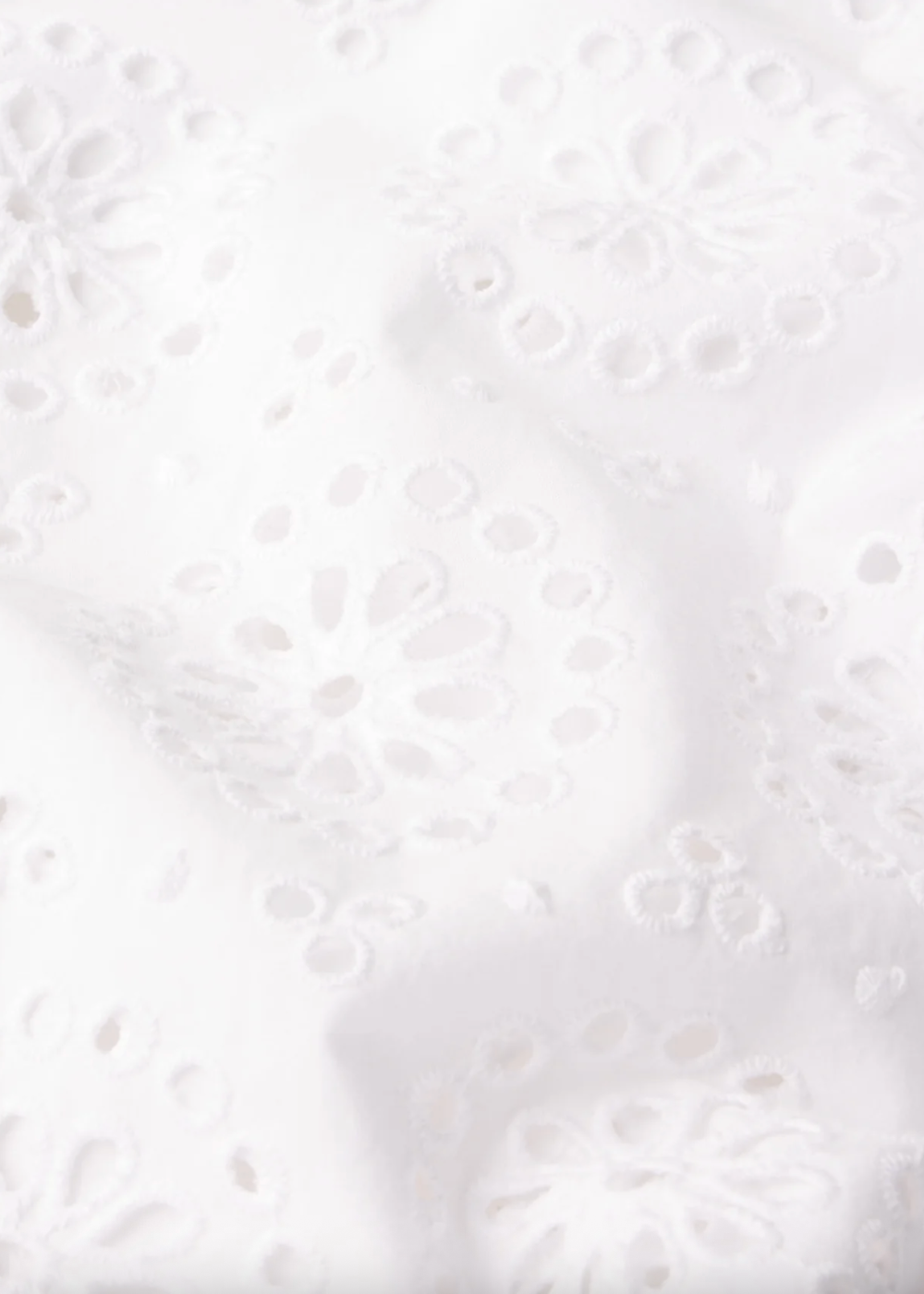 The Solstice Eyelet Skirt - White -FRAME Canada - Danali - WS26WSK004-WHT