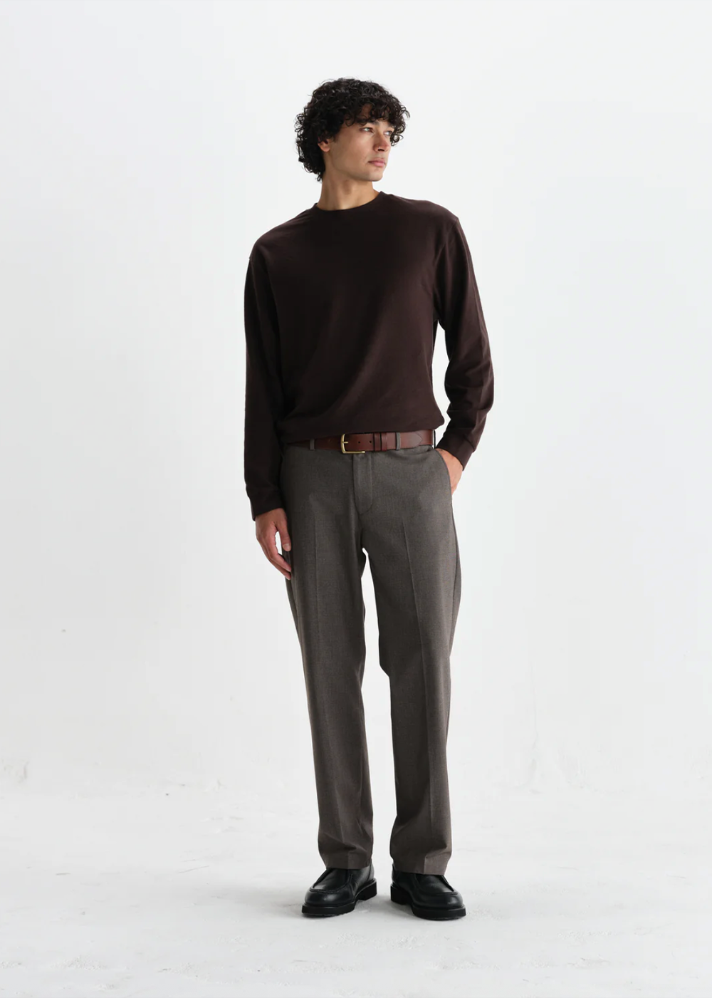 Bayham Trouser Micro Puppytooth - Brown - Wax London Canada - Danali
