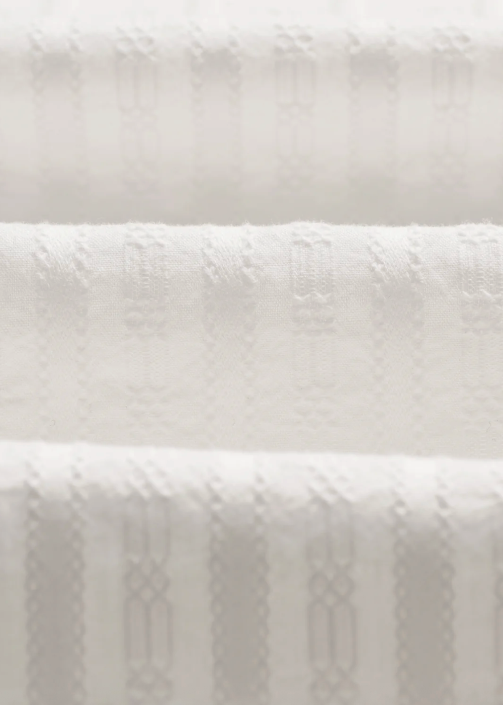 Dartford LS Shirt Dobby Stripe Cotton - White - Wax London Canada - Danali