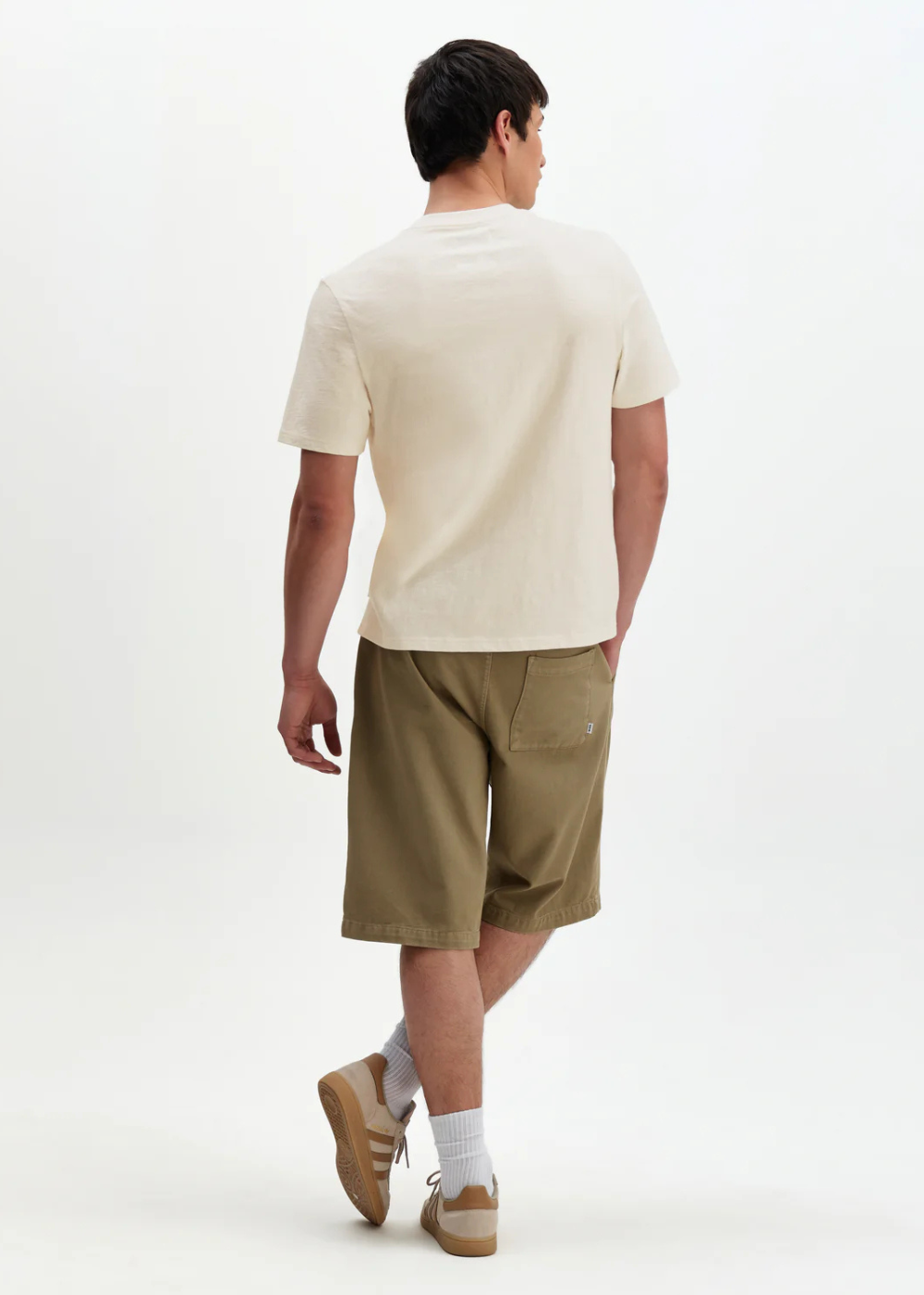 Dean SS Pocket Tee Slub Cotton - Ecru - Wax London Canada - Danali