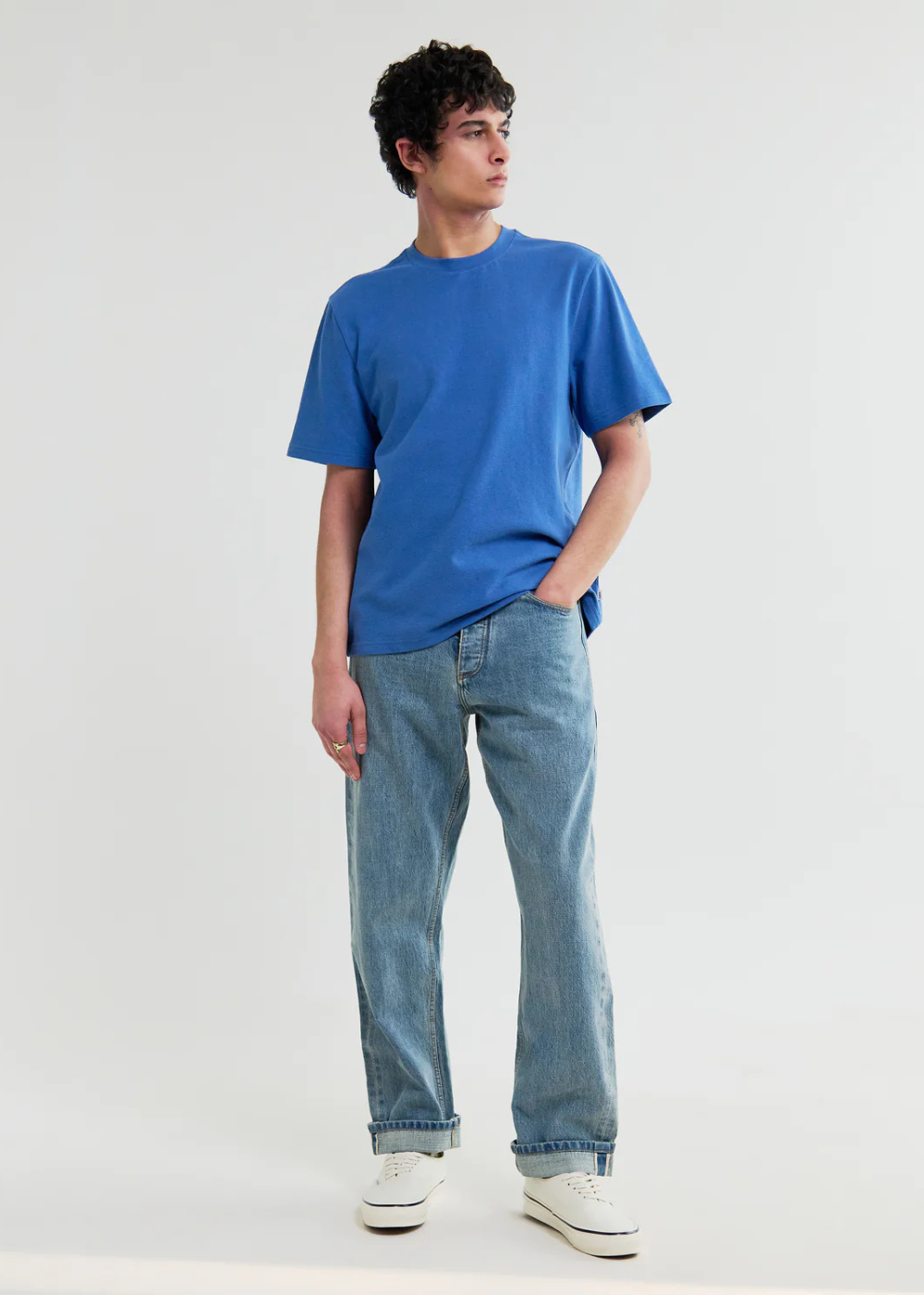 Dean SS Tee Jolt - French Blue - Wax London Canada - Danali