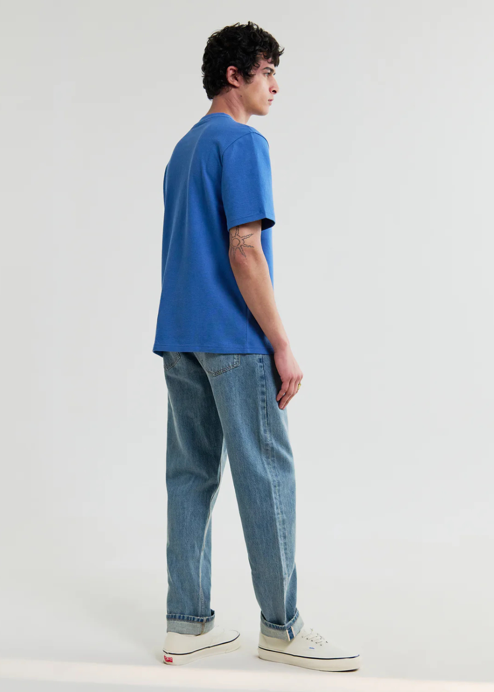 Dean SS Tee Jolt - French Blue - Wax London Canada - Danali