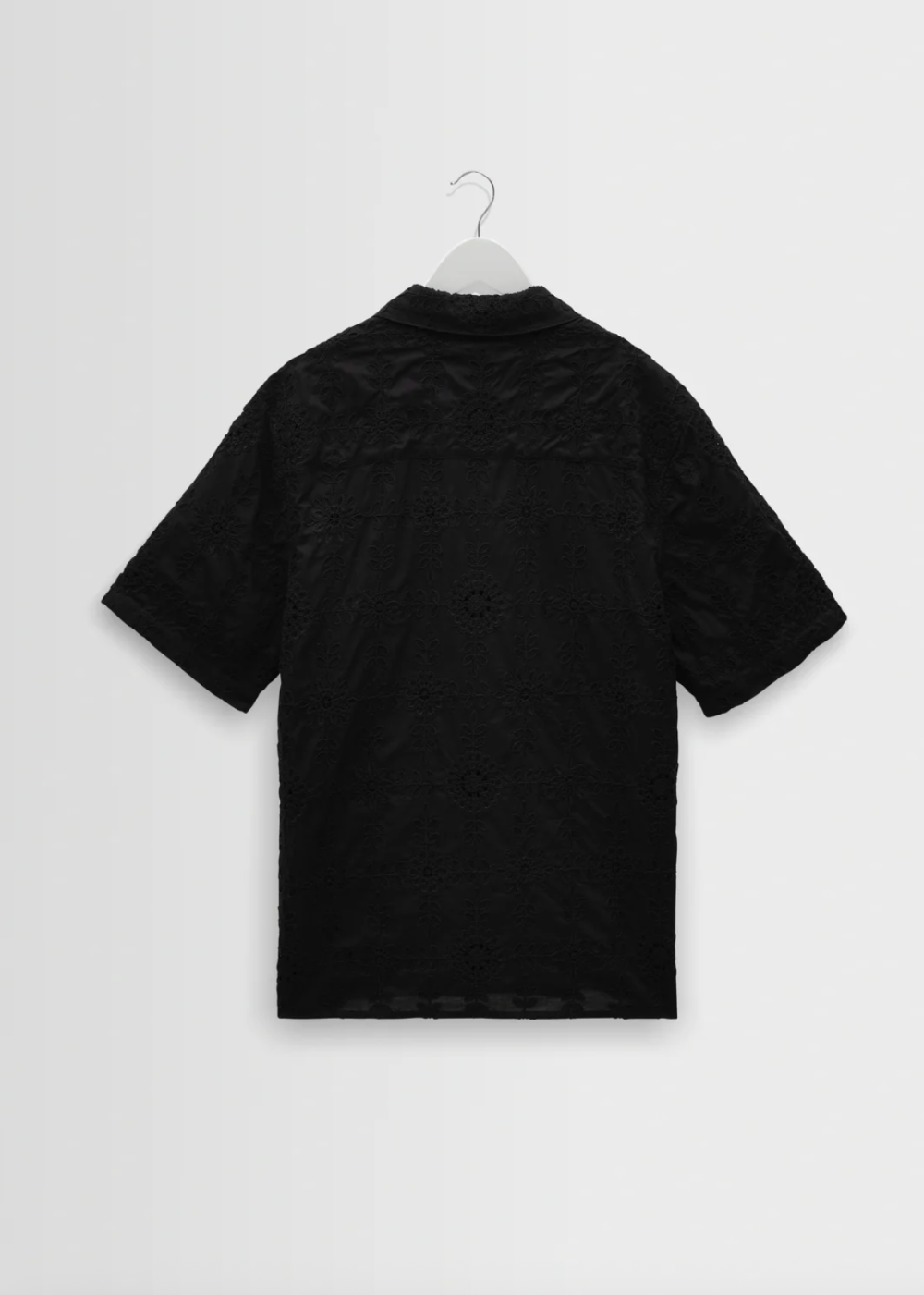 Didcot SS Shirt Heavy Corded Lace - Black - Wax London Canada - Danali