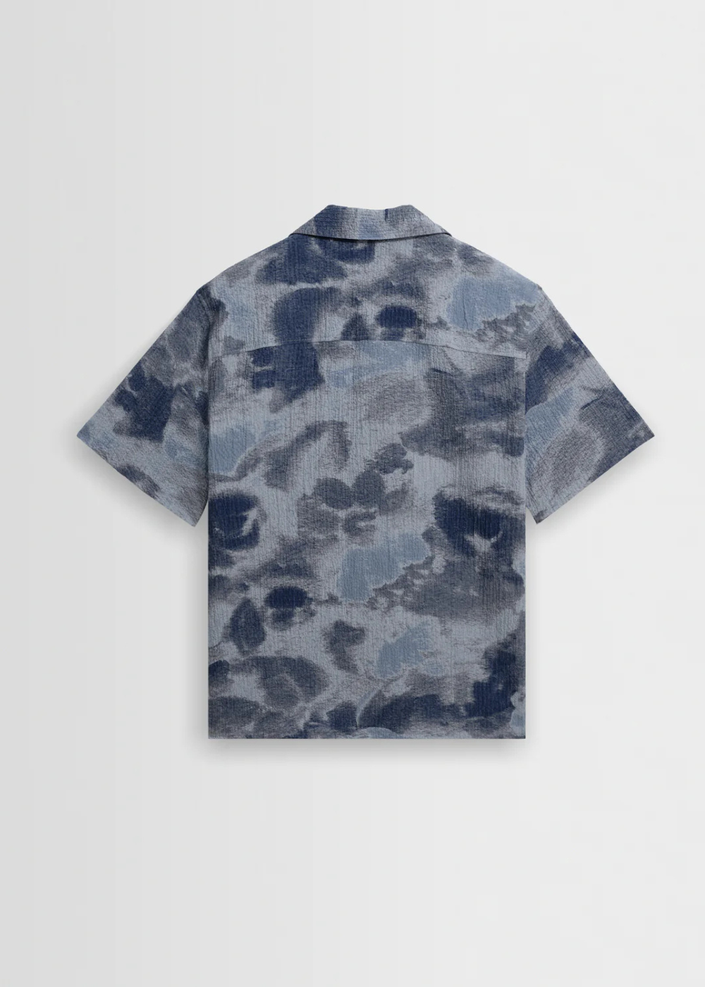 Didcot SS Shirt Watercolour Print - Blue - Wax London Canada - Danali