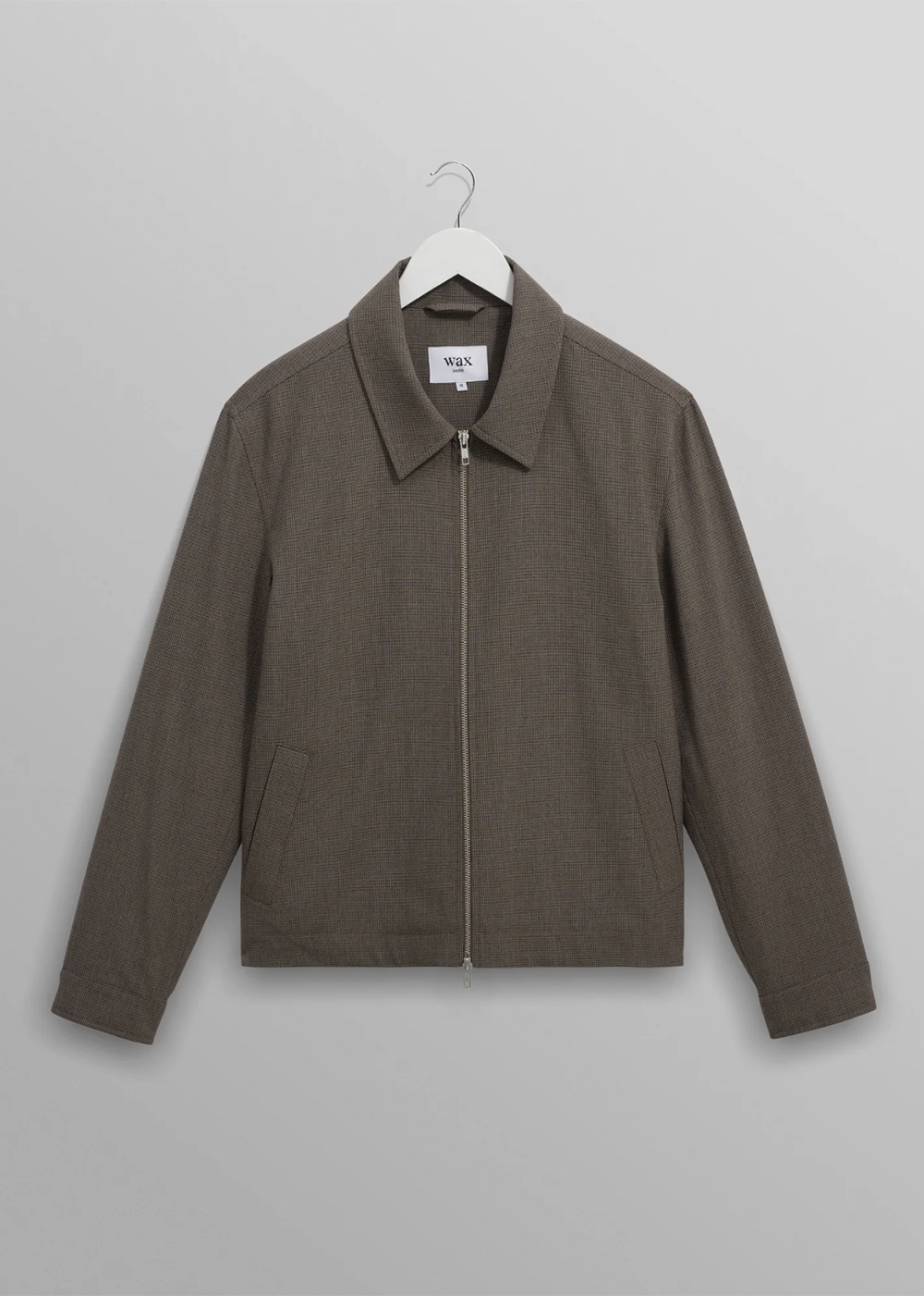 Eldon Jacket Micro Puppytooth - Brown - Wax London Canada - Danali