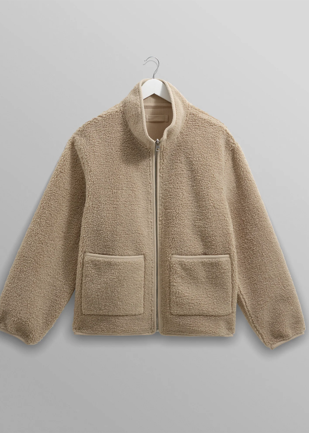 Killick Jacket Reversible Cord Borg - Natural - Wax London Canada - Danali