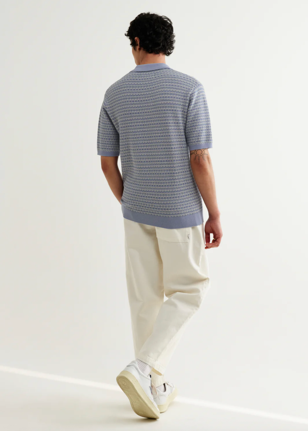 Naples SS Polo Mini Geo - Wax London Canada - Danali