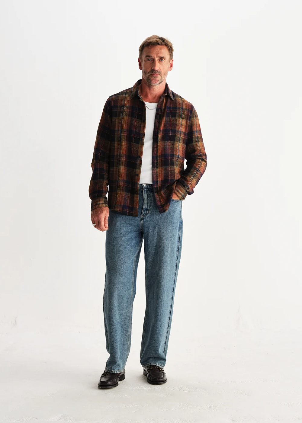 Shelly Flannel Check Shirt - Multi - Wax London Canada - Danali