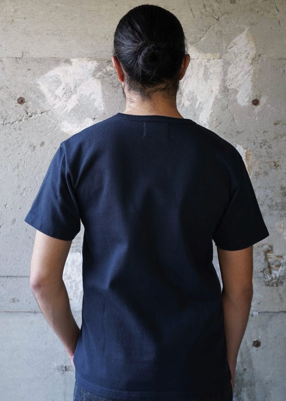 Double Heavyweight T-Shirt - Navy - Wonder Looper Canada - Danali