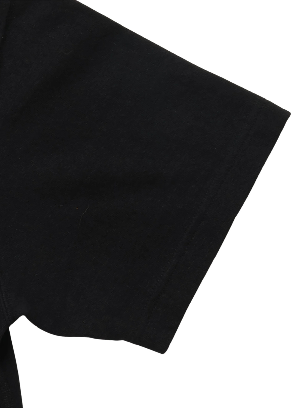 ELS Recycled Cotton Slub Crewneck T-Shirt - Black - Wonder Looper Canada - Danali