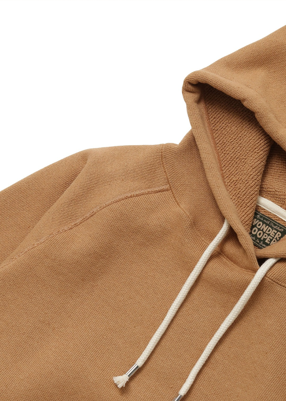 Pullover Hoodie - Foxfibre® Double Heavyweight French Terry - Brown - Wonder Looper Canada - Danali