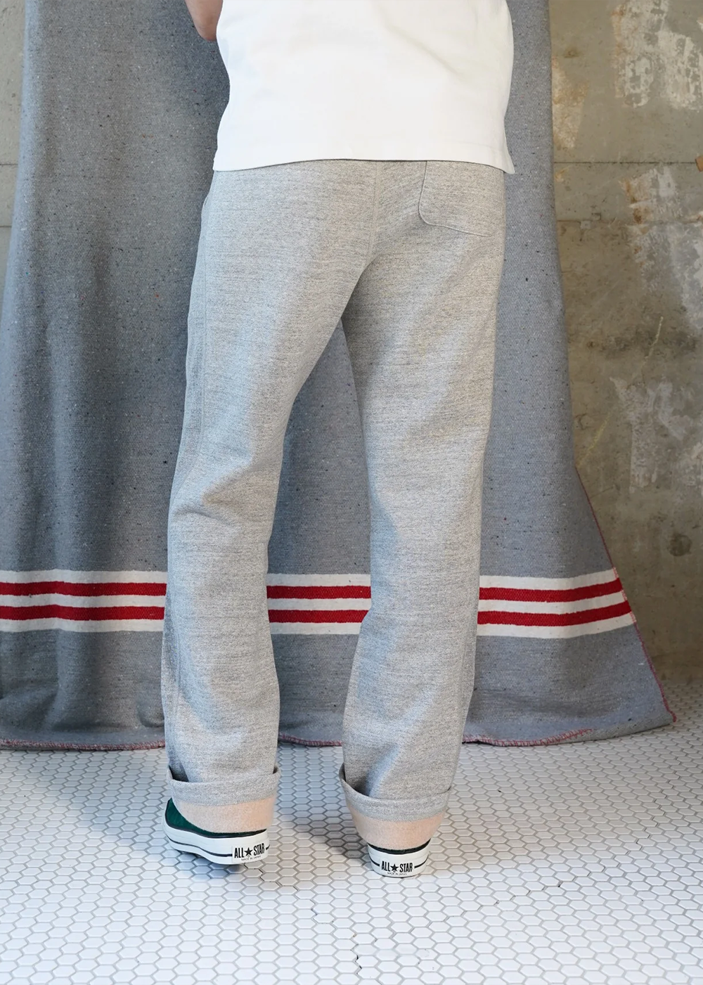 Sweatpants - Fleeced Foxfibre - Heather Grey - Wonder Looper Canada - Danali