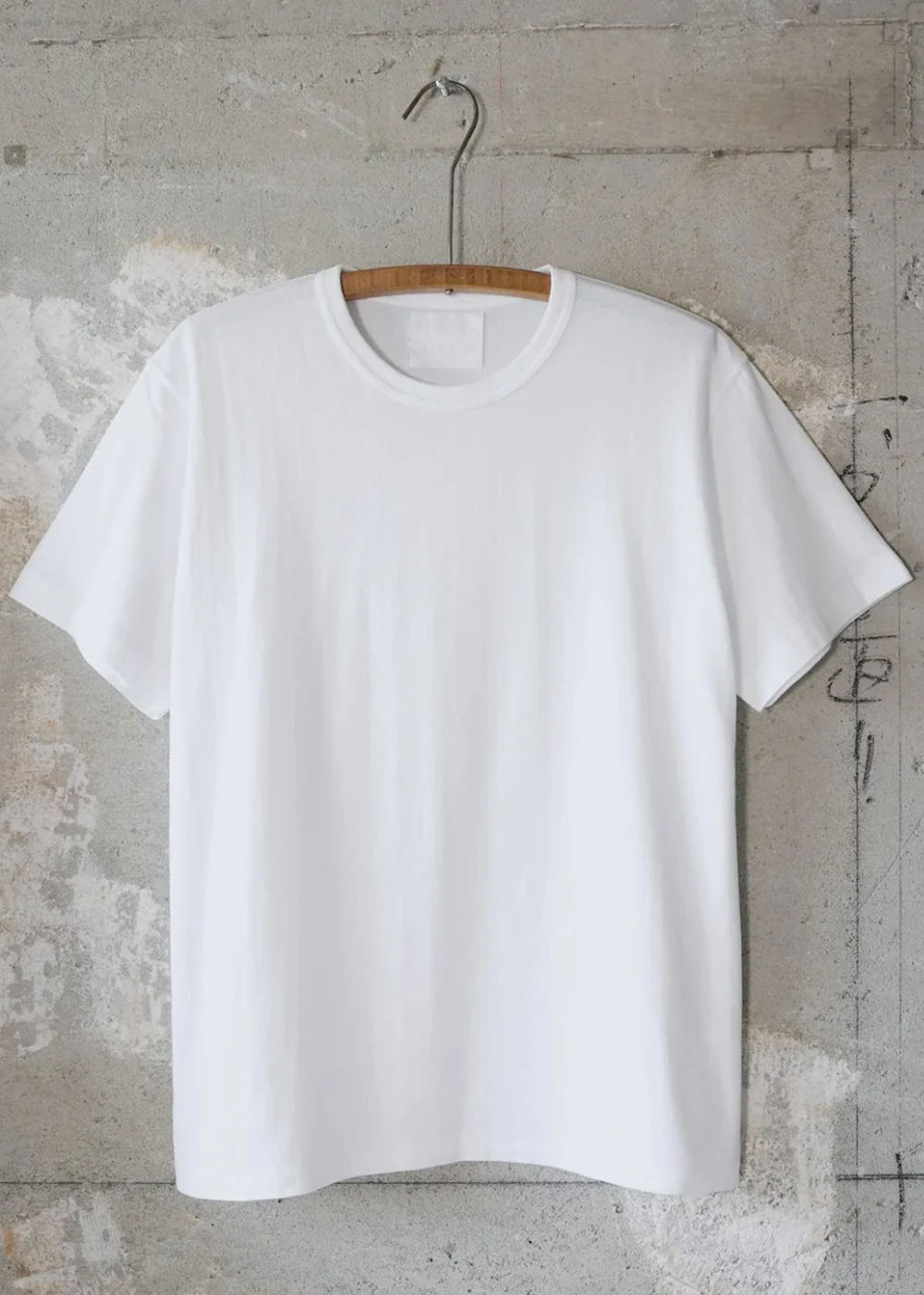 Wonder Looper Ultimate Pima Tsuriami Crewneck T-Shirt White - Wonder Looper Canada - Danali