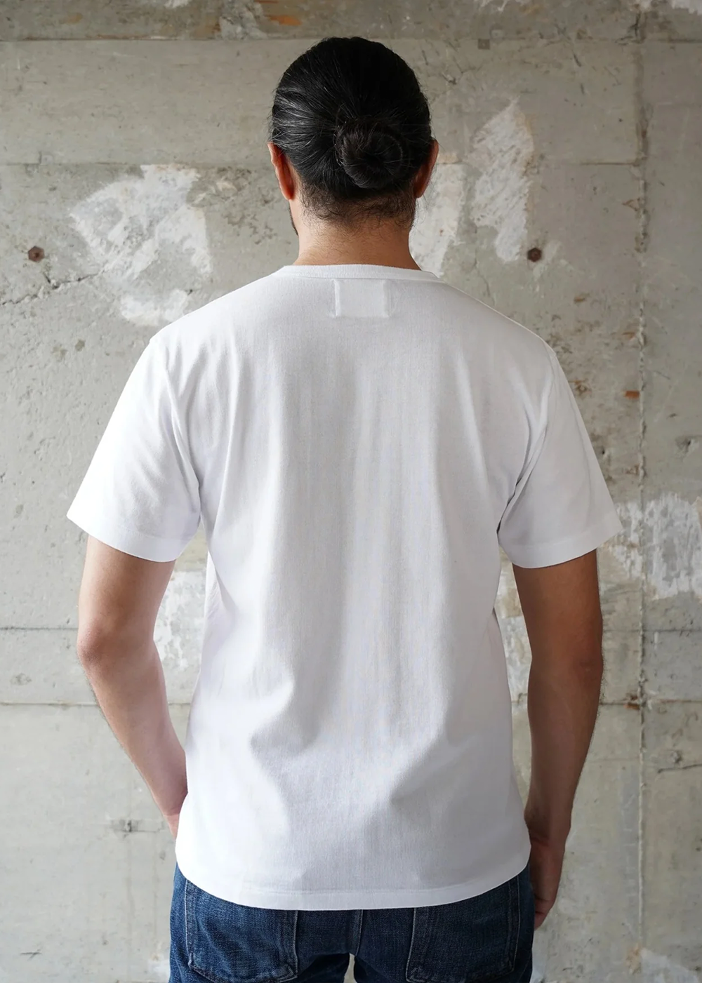 Wonder Looper Ultimate Pima Tsuriami Crewneck T-Shirt White - Wonder Looper Canada - Danali