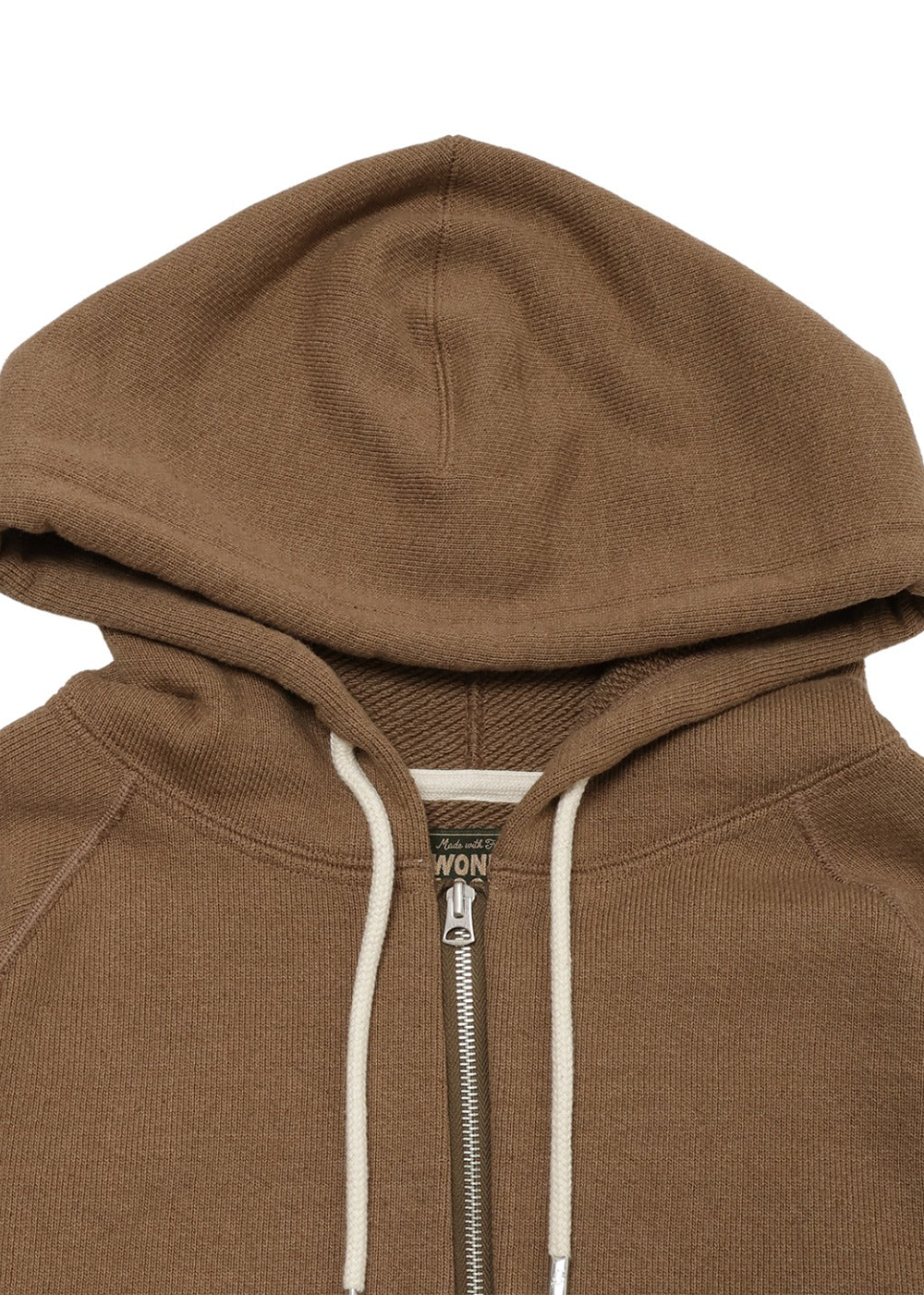Zip Hoodie - Iron Mordant FoxFibre® Double Heavyweight French Terry - Wonder Looper Canada - Danali