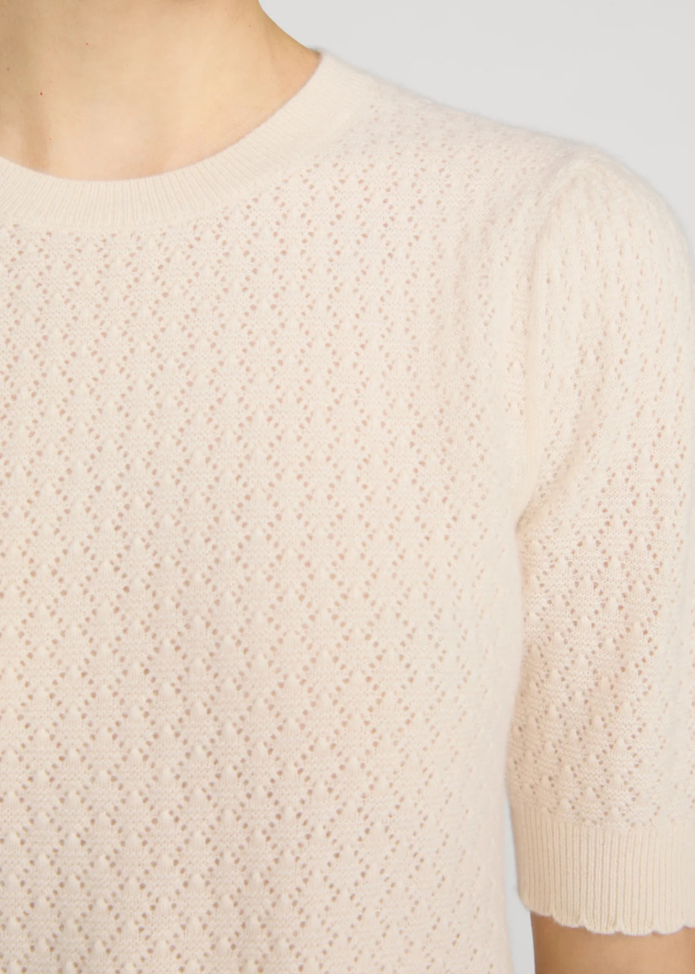 The Gathered Honeycomb Sweater