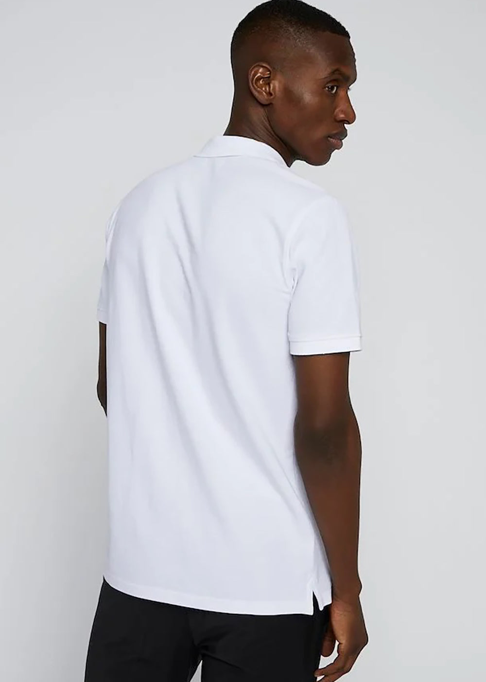 Poleo Melange Polo T-Shirt - White - Matinique Canada - Danali