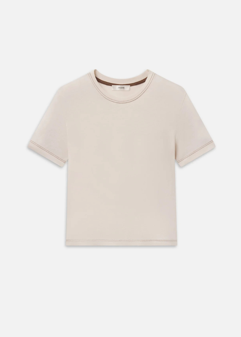 The Contrast Stitch Baby Tee