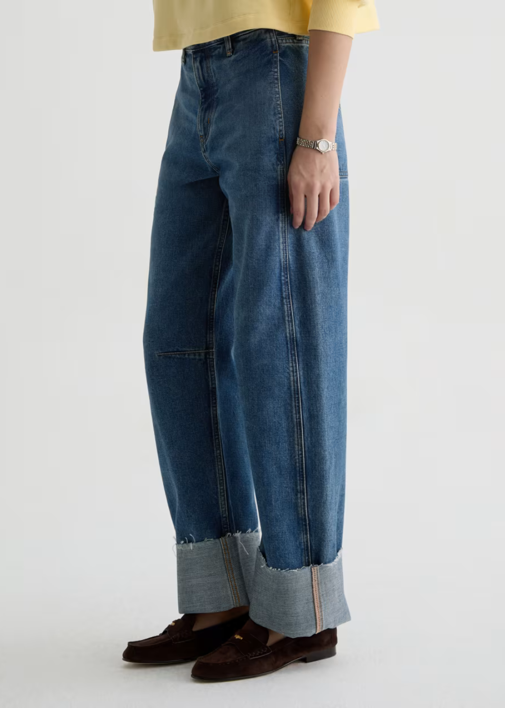 Mercer High Rise Barrel Jean